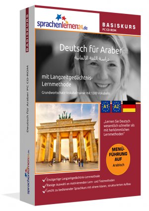 ISBN 9783867259033: Deutsch für Araber - Basiskurs zum Deutschlernen mit Menüführung auf Arabisch - mit Langzeitgedächtnis-Lernmethode