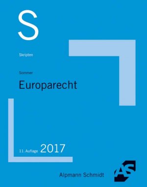 ISBN 9783867524278: Skript Europarecht - 2017