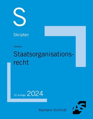 neues Buch – Ralf Altevers – Skript Staatsorganisationsrecht