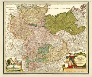 ISBN 9783867770224: Historische Karte: Norddeutschland, um 1720 (PLANO) - REPRINT