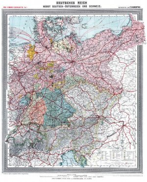 ISBN 9783867772846: Historische Karte:  Deutsches Reich - Deutschland, um 1903 (plano)