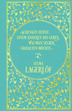 ISBN 9783868207781: Notizbuch Selma Lagerlöf - Leinen mit Goldprägung, unliniert, Lesebändchen, pistazie, 14,0 x 21,5 cm