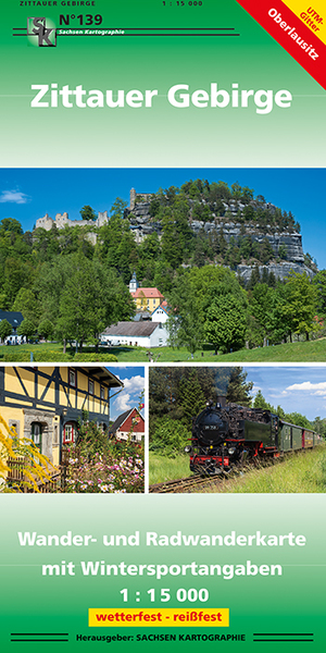 ISBN 9783868431391: Zittauer Gebirge – Wander- und Radwanderkarte mit Wintersportangaben 1 : 15 000 wetterfest - reißfest