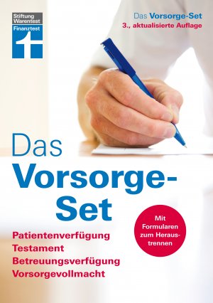 ISBN 9783868512939: Das Vorsorge-Set: Patientenverfügung, Testament, Betreuungsverfügung, Vorsorgevollmacht I Von Stiftung Warentest