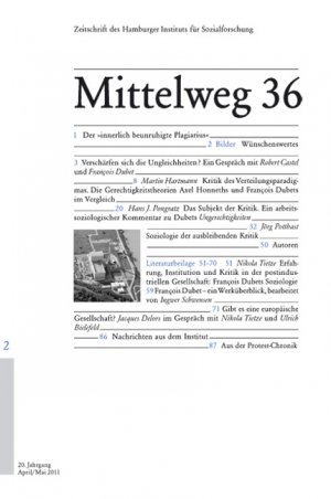 ISBN 9783868547078: Ungerechtigkeiten - Mittelweg 36, Zeitschrift des Hamburger Instituts für Sozialforschung, Heft 2/2011