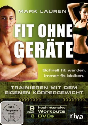 ISBN 9783868833423: Fit ohne Geräte - Trainieren mit dem eigenen Körpergewicht - 9 neue hochintensive Workouts - 3 DVDs