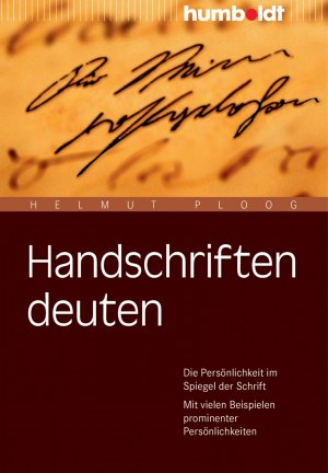 neues Buch – Helmut Ploog – Handschriften deuten