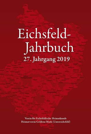 ISBN 9783869441979: Eichsfeld-Jahrbuch, 27. Jg. 2019