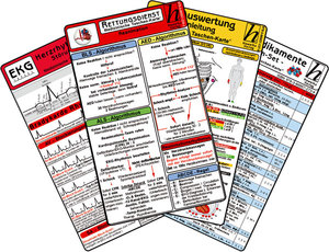 ISBN 9783869572352: Rettungsdienst Karten-Set - EKG, Herzrhythmusstörungen, Notfallmedikamente, Reanimation | Verlag Hawelka | Buch | Deutsch | 2014 | Hawelka, Uwe | EAN 9783869572352