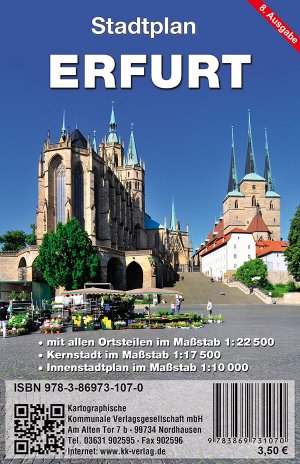 ISBN 9783869731070: Erfurt - Stadtplan