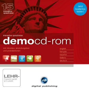 ISBN 9783869761657: democd-rom mit infovideo, einstufungstest und probelektionen english, francais, espanol, italiano, deutsch - 15 interaktive sprachreise