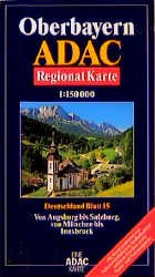 ISBN 9783870033484: ADAC Karte, Oberbayern