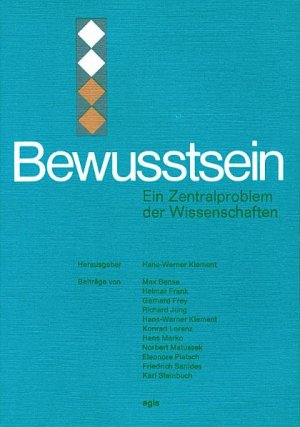 ISBN 9783870070120: Bewusstsein – Ein Zentralproblem der Wissenschaften