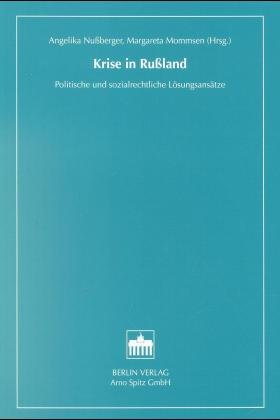 ISBN 9783870618384: Krise in Russland – Politische und sozialrechtliche Lösungsansätze