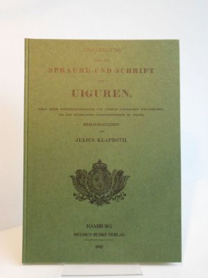 ISBN 9783871187100: Abhandlung über die Sprache und Schrift der Uiguren