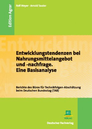 gebrauchtes Buch – Rolf Meyer – Entwicklungstendenzen bei Nahrungsmittelangebot und -nachfrage