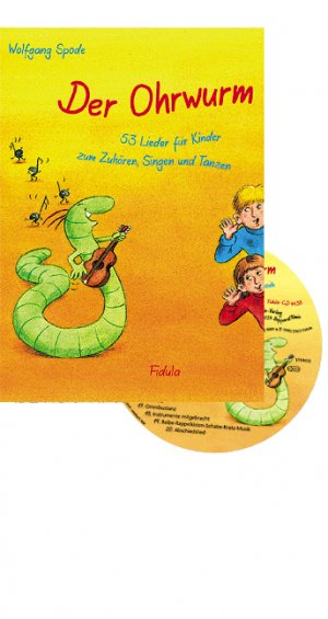 ISBN 9783872262769: Der Ohrwurm - 53 Lieder für Linder zum Zuhören, Singen und Tanzen Neuauflage incl. CD