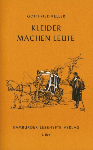 antiquarisches Buch – Gottfried Keller – Hamburger Lesehefte, Nr.3, Kleider machen Leute: Novelle