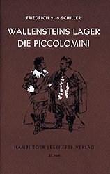 ISBN 9783872910363: Wallenstein – Erster Teil: Wallensteins Lager. Die Piccolomini