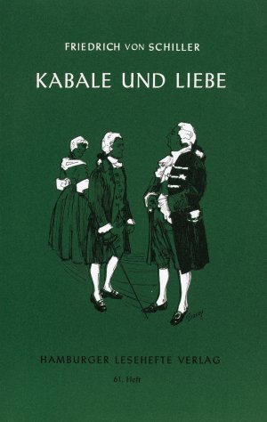 ISBN 9783872910608: Kabale und Liebe – Ein bürgerliches Trauerspiel