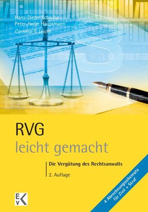 ISBN 9783874403177: RVG – leicht gemacht. – Die Vergütung des Rechtsanwalts.