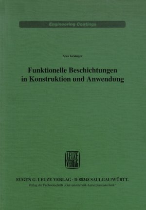 ISBN 9783874800952: Funktionelle Beschichtungen in Konstruktion und Anwendung