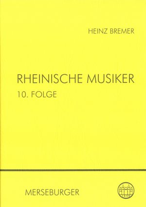 ISBN 9783875372786: Rheinische Musiker – 10. Folge