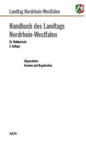 ISBN 9783875767728: Handbuch des Landtags Nordrhein-Westfalen 16. Wahlperiode - Band 1