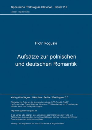 ISBN 9783876906478: Aufsätze zur polnischen und deutschen Romantik