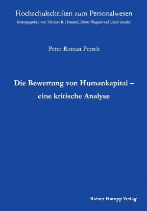 ISBN 9783879887804: Die Bewertung von Humankapital – eine kritische Analyse