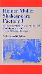 ISBN 9783880222908: Shakespeare Factory 1