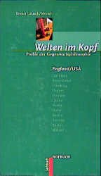 ISBN 9783880223691: Welten im Kopf - Profile der Gegenwartsphilosophie / England /USA