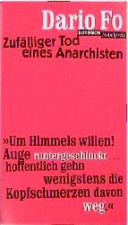 ISBN 9783880229068: Zufälliger Tod eines Anarchisten