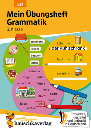 ISBN 9783881004138: Mein Übungsheft Grammatik 3. Klasse – Lernhilfe Deutsch 3. Klasse, Grammatik lernen – Wortarten, Satzarten und Satzglieder