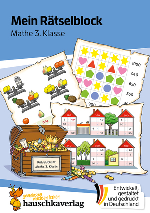 ISBN 9783881006934: Mein Rätselblock Mathe 3. Klasse - Rätsel für kluge Köpfe mit Lösungen - Förderung mit Freude