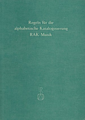 ISBN 9783882262773: Sonderregeln für Musikalien und Musiktonträger (RAK-Musik)