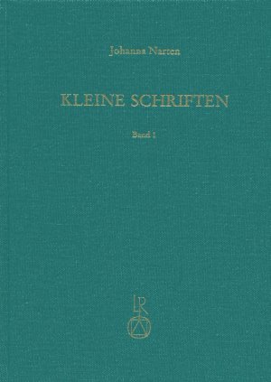 ISBN 9783882268485: Johanna Narten. Kleine Schriften