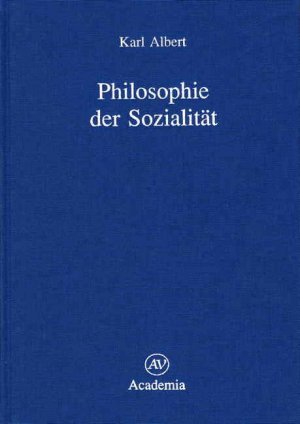 ISBN 9783883454535: Philosophie der Sozialität