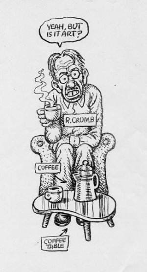 ISBN 9783883757957: Robert Crumb. Yeah, But is it Art?  Drawings and Comics