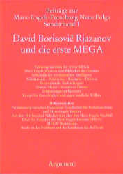 ISBN 9783886196814: David Borisovic Rjazanov und die erste MEGA