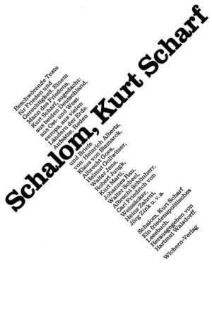 ISBN 9783889810014: Schalom, Kurt Scharf