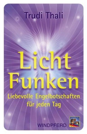 gebrauchtes Buch – Trudi Thali – LichtFunken - Liebevolle Engelbotschaften für jeden Tag - Karten