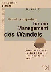 ISBN 9783894048662: Bewährungsproben für ein Management des Wandels