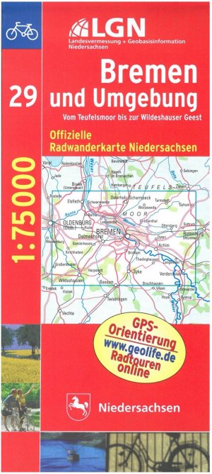 ISBN 9783894356361: Topographische Sonderkarten Niedersachsen. Sonderblattschnitte auf... / Radwanderkarten 1:75000 (RC) mit Begleitheft / Bremen und Umgebung – Sonderblattschnitt