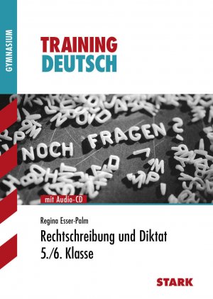 ISBN 9783894497750: Training Deutsch Unterstufe / Rechtschreibung und Diktat 5. / 6. Klasse mit Audio-CD