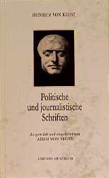 ISBN 9783894681593: Politische und journalistische Schriften