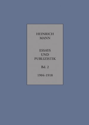 ISBN 9783895287589: Essays und Publizistik. Oktober 1904 bis Oktober 1918.  Hrsg. von Manfred Hahn.