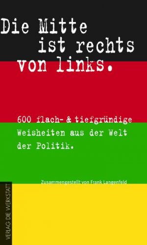 gebrauchtes Buch – Frank Langenfeld – Die Mitte ist rechts von links