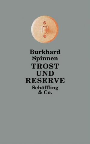 ISBN 9783895610325: Trost und Reserve