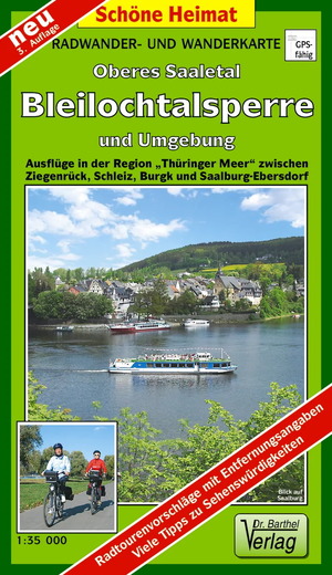 ISBN 9783895911262: Radwander- und Wanderkarte Oberes Saaletal, Bleilochtalsperre und Umgebung - Ausflüge zwischen Schleiz, Saalburg-Ebersdorf, Ziegenrück,Burgk, Blankenstein und Hirschberg. 1:35000